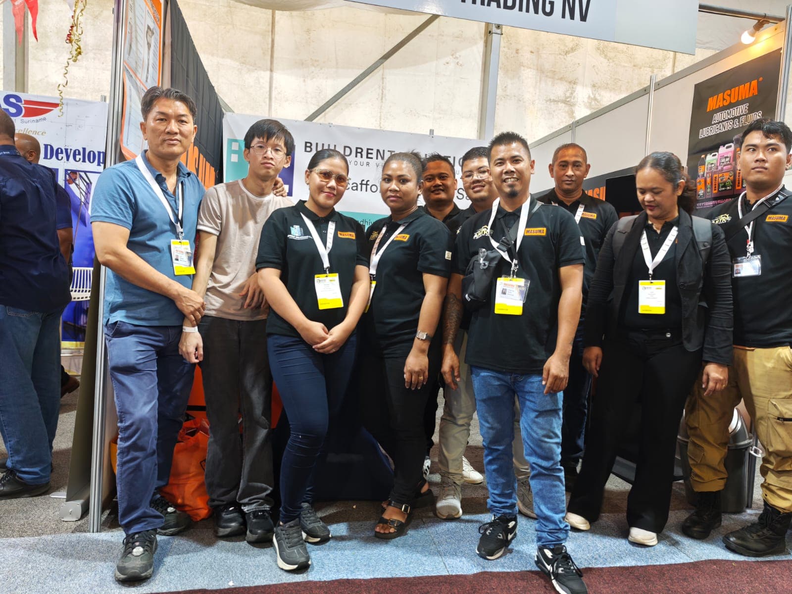 Full booth crew shot
